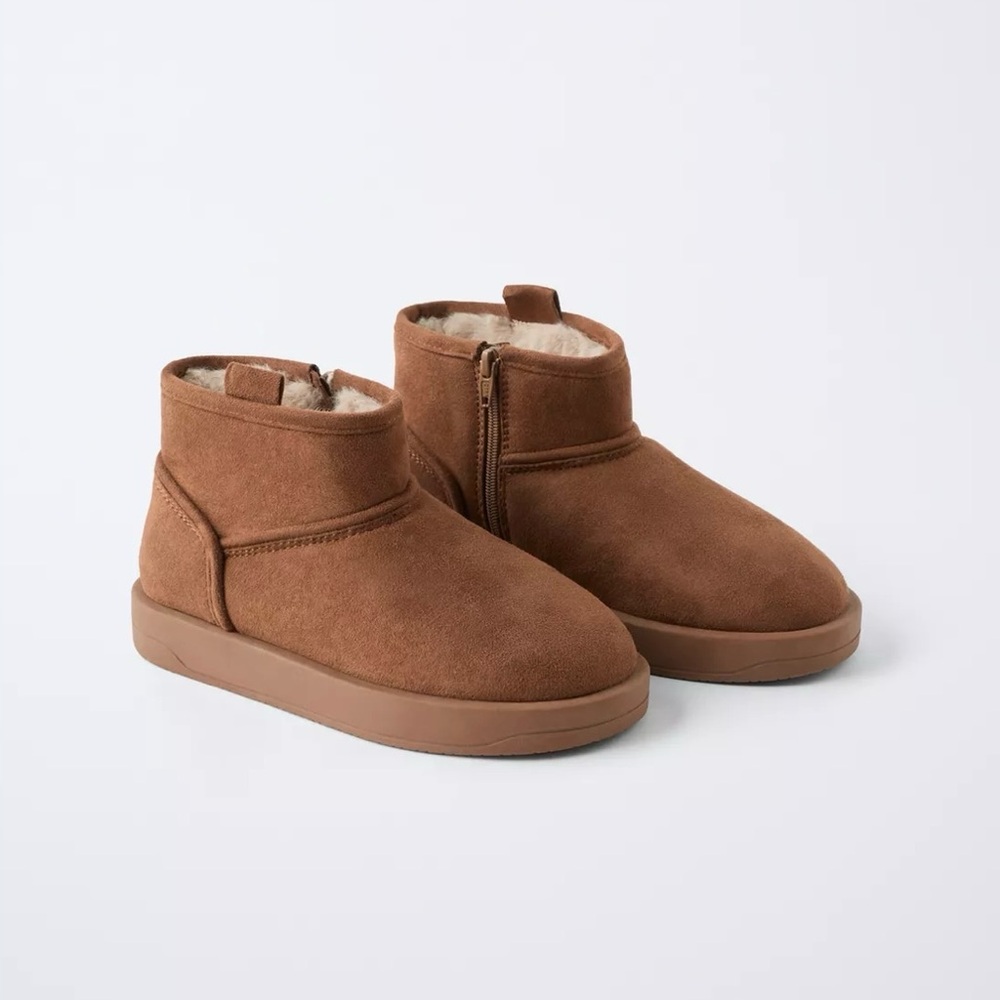Girls Fur Effect Zara Boot - Picture 2 of 12